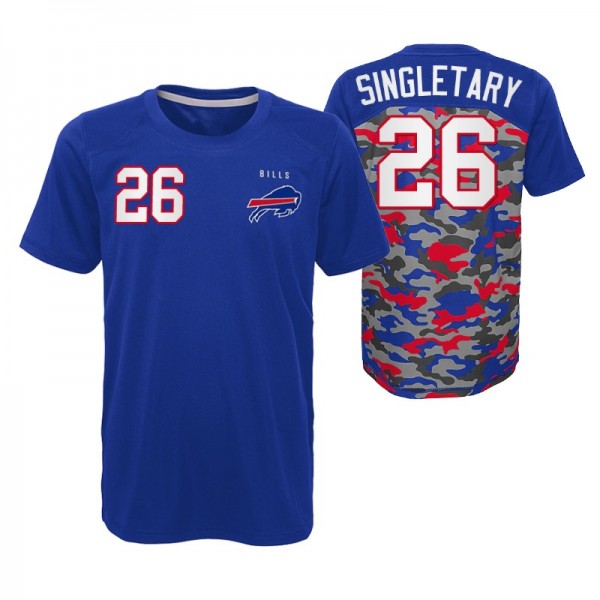 Buffalo Bills #26 Devin Singletary Extra Yardage R...