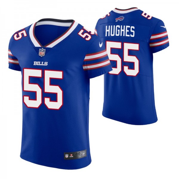 Buffalo Bills No. 55 Jerry Hughes Vapor Elite Roya...