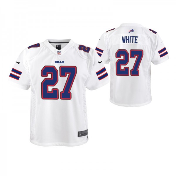 Buffalo Bills Tre'Davious White #27 White Game You...