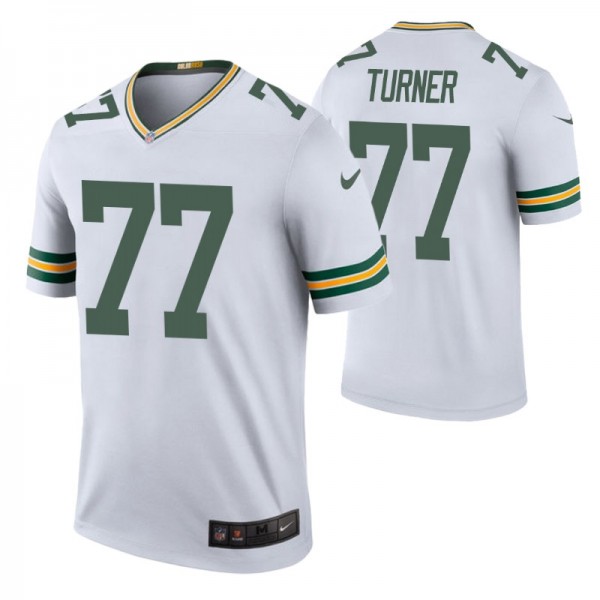 Green Bay Packers #77 Billy Turner Color Rush Lege...