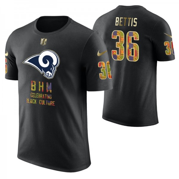 Men's - Los Angeles Rams #36 Jerome Bettis Nike Bl...