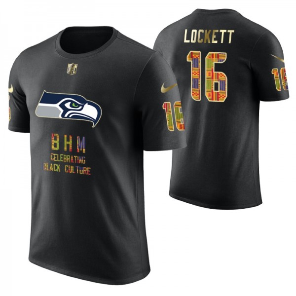 Men's - Seattle Seahawks #16 Tyler Lockett Nike Bl...