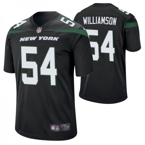 Men's New York Jets #54 Avery Williamson Nike Blac...