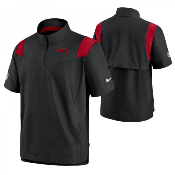 Atlanta Falcons Nike Short Sleeve Black Sideline C...