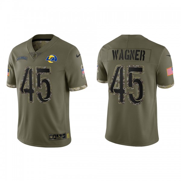 Bobby Wagner Los Angeles Rams Olive 2022 Salute To...