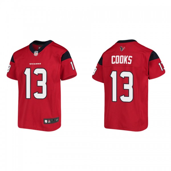 Youth Brandin Cooks Houston Texans Red Game Jersey