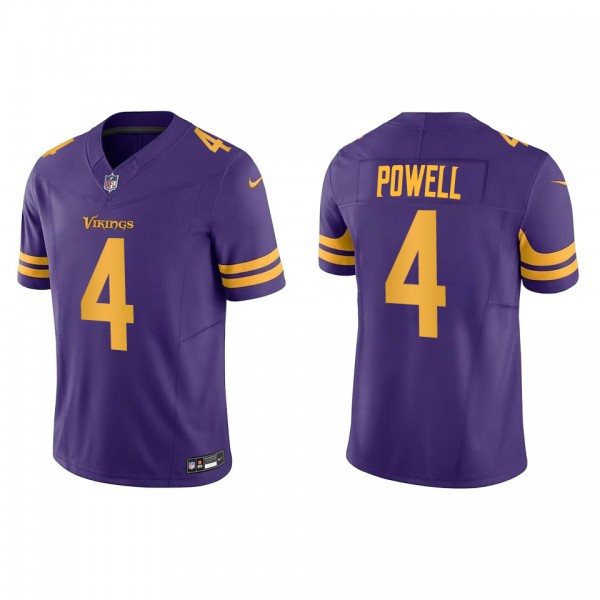 Men's Minnesota Vikings Brandon Powell Purple Vapo...