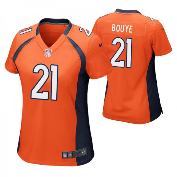 A.J. Bouye Denver Broncos Orange Game Jersey - Wom...