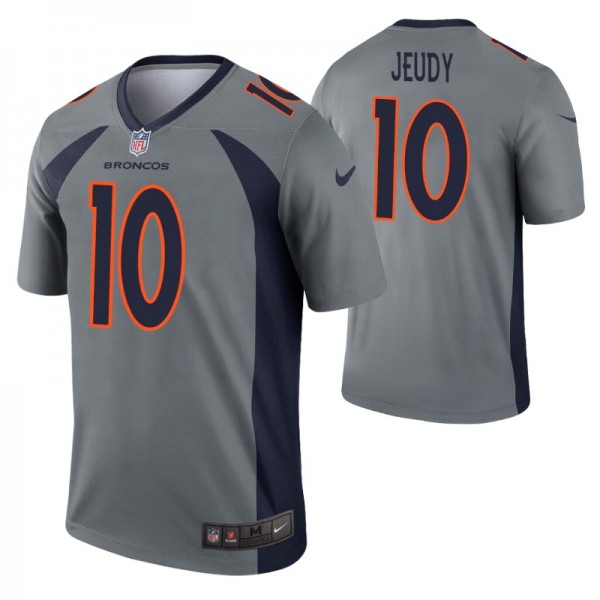 Denver Broncos Jerry Jeudy Inverted Legend #10 Gra...