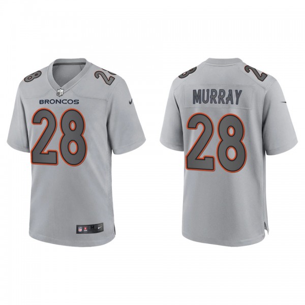 Men's Denver Broncos Latavius Murray Gray Atmosphe...