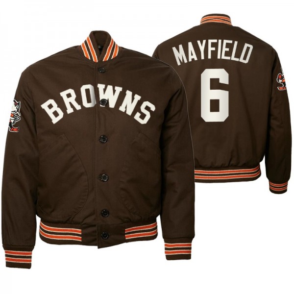 Baker Mayfield Cleveland Browns Brown Authentic 19...