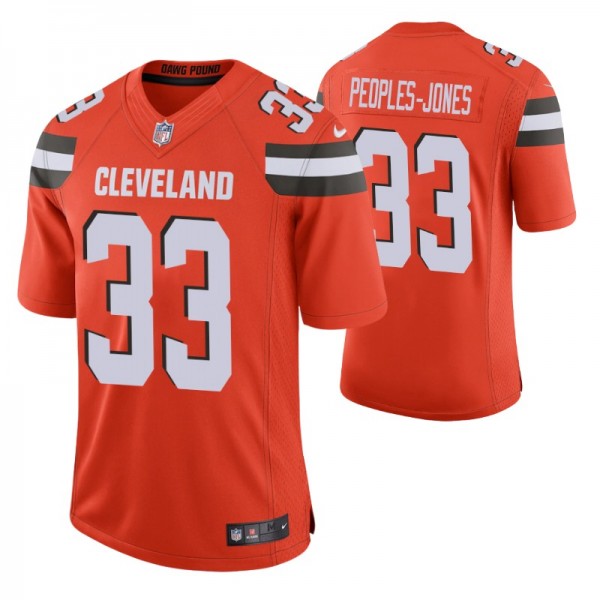 Browns Donovan Peoples-Jones 2020 NFL Draft Orange...