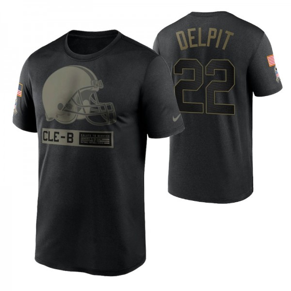 Cleveland Browns 2020 Salute To Service Grant Delp...