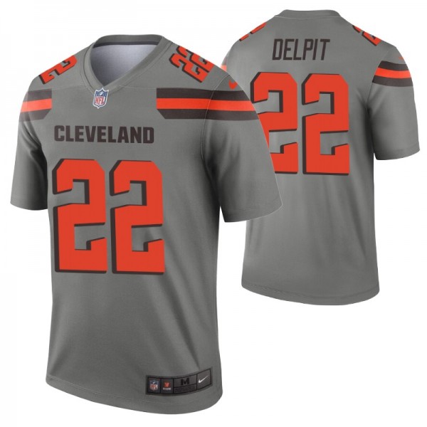 Men's Grant Delpit Cleveland Browns Jersey Gray In...
