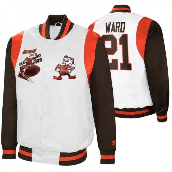 Cleveland Browns Denzel Ward #21 Retro The All-Ame...