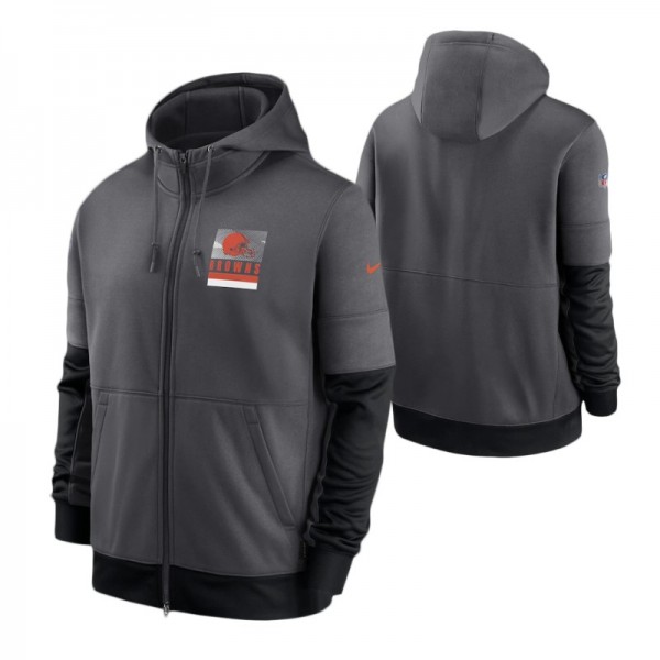 Cleveland Browns # Charcoal Sideline Lockup Perfor...