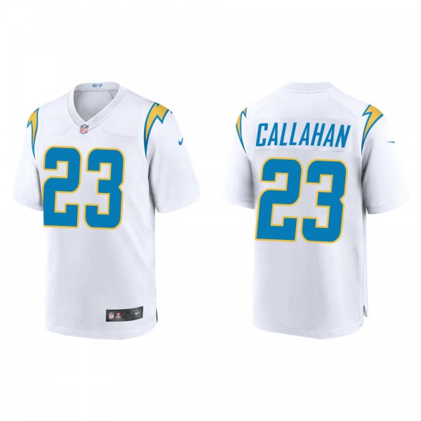 Men's Los Angeles Chargers Bryce Callahan White Ga...