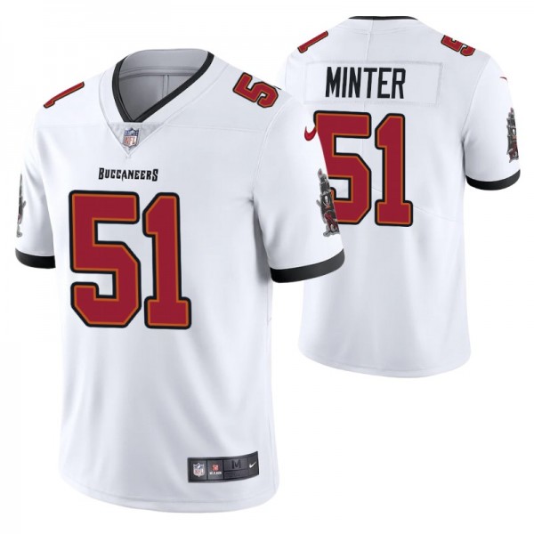 Kevin Minter #51 Vapor Limited White Tampa Bay Buc...