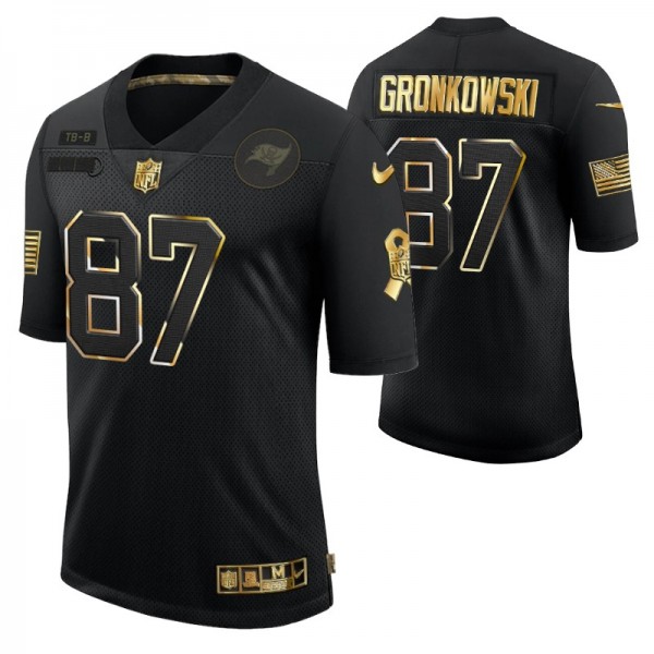 Golden Limited Black #87 Rob Gronkowski Tampa Bay ...