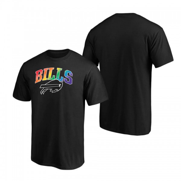 Buffalo Bills Black Pride Logo T-Shirt
