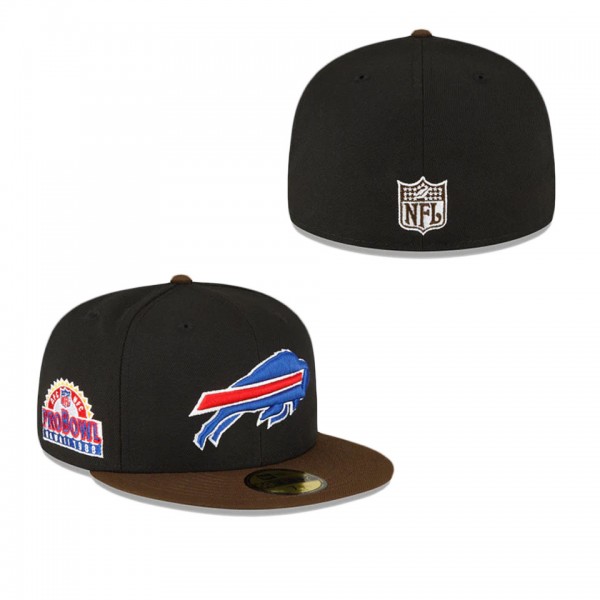 Buffalo Bills Black Walnut 59FIFTY Fitted Hat