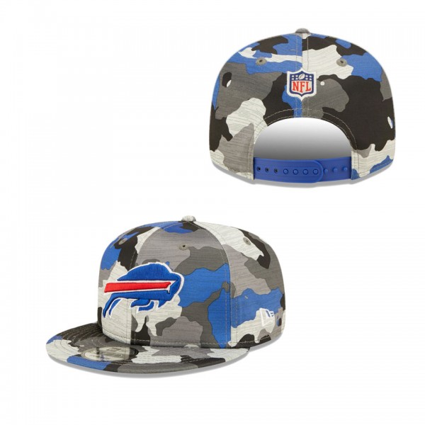 Buffalo Bills Camo 2022 NFL Training Camp Official 9FIFTY Snapback Adjustable Hat