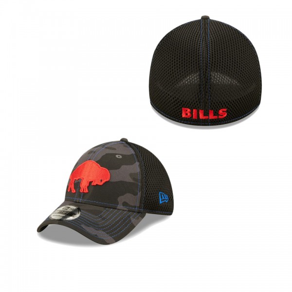 Men's Buffalo Bills Camo Black Historic Logo Logo ...