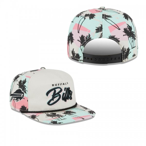 Men's Buffalo Bills Khaki Retro Beachin 9FIFTY Snapback Hat