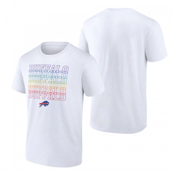 Buffalo Bills Fanatics Branded White City Pride Lo...