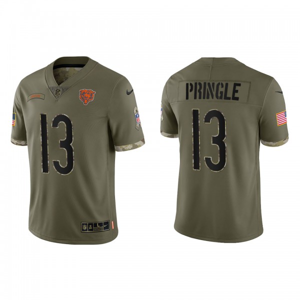 Byron Pringle Chicago Bears Olive 2022 Salute To S...
