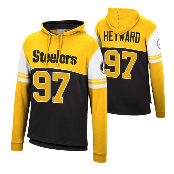 #97 Cameron Heyward Pittsburgh Steelers Black Gold...