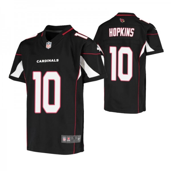 Arizona Cardinals DeAndre Hopkins #10 Black Game Y...