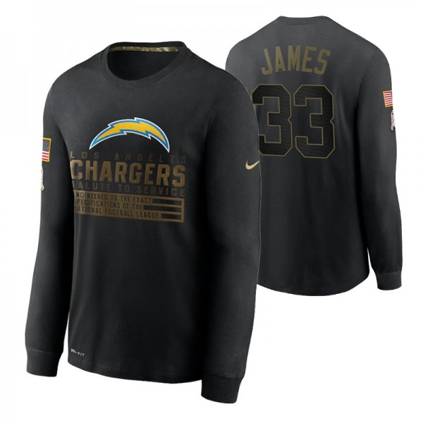 Los Angeles Chargers Derwin James #33 Black 2020 S...