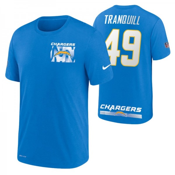 Los Angeles Chargers Drue Tranquill #49 Sideline F...