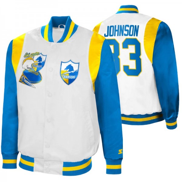 Los Angeles Chargers Starter Tyron Johnson #83 Ret...