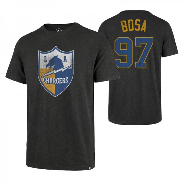 Los Angeles Chargers Joey Bosa #97 Grit Scrum Blac...