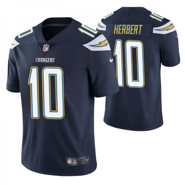 Chargers Justin Herbert 2020 NFL Draft Navy Jersey...