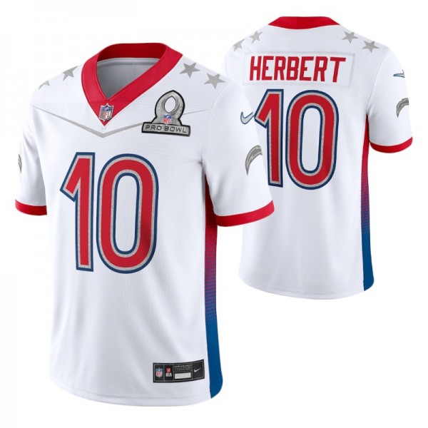 Los Angeles Chargers Justin Herbert #10 2022 AFC P...