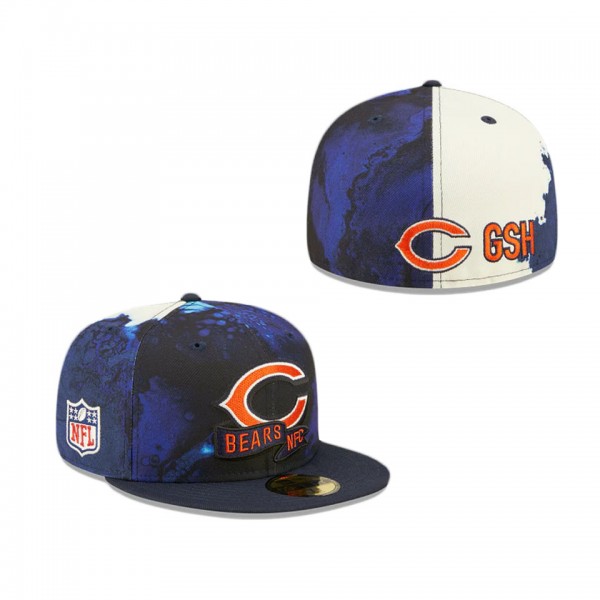 Chicago Bears 2022 Sideline Ink Dye 59FIFTY Fitted...