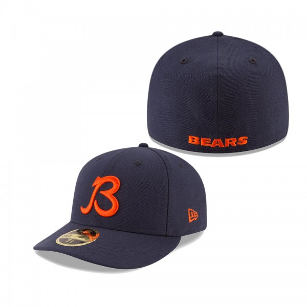 Men's Chicago Bears Navy Omaha Low Profile 59FIFTY...