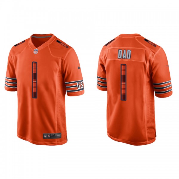 Men's Chicago Bears Orange 2022 Father's Day Jerse...