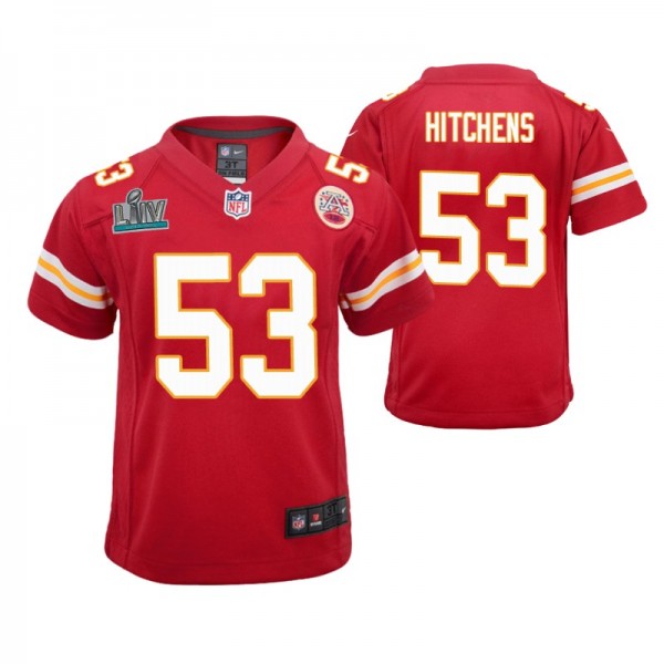 Anthony Hitchens Kansas City Chiefs Super Bowl LIV Youth Red Game Jersey