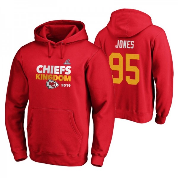 Kansas City Chiefs Chris Jones Red 2019 NFL Playof...