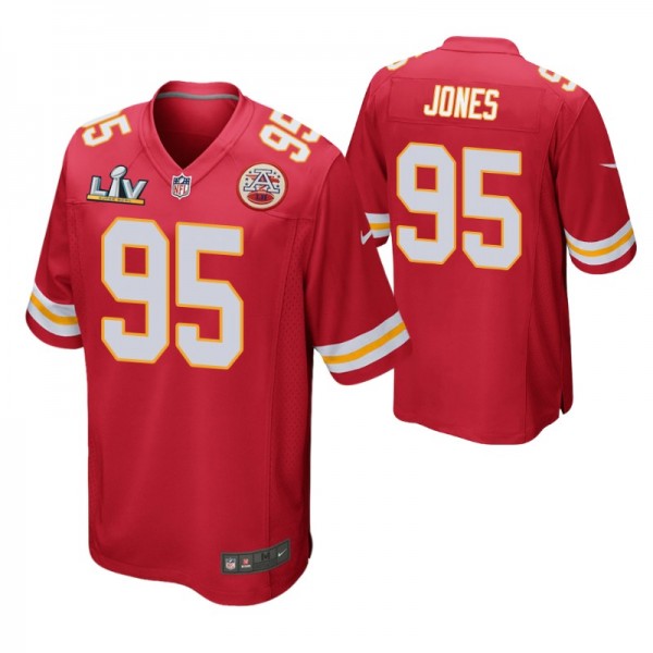 Kansas City Chiefs Super Bowl LV Chris Jones Jerse...