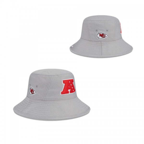 Men's Kansas City Chiefs Gray 2024 Pro Bowl Bucket Hat