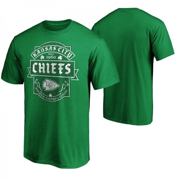 Kansas City Chiefs St. Patrick's Day Green Iconic ...