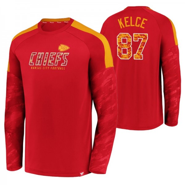 Travis Kelce #87 Kansas City Chiefs Iconic Red Ste...
