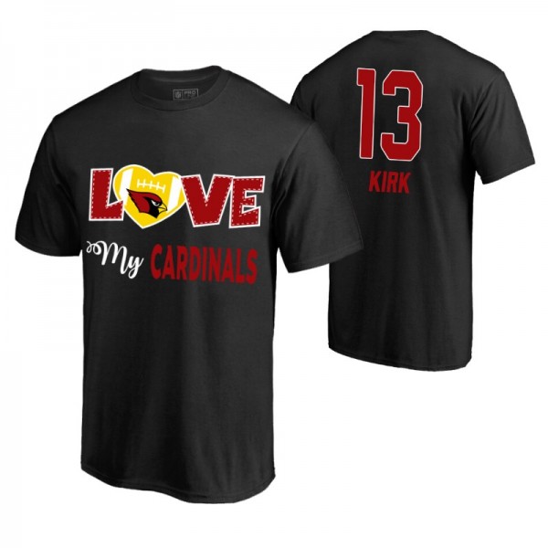 Arizona Cardinals Christian Kirk Black My Love T-s...