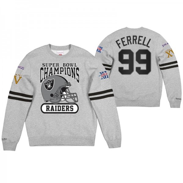 Las Vegas Raiders #99 Clelin Ferrell Gray All Over...