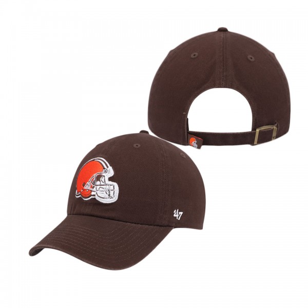Men's Cleveland Browns Brown Secondary Clean Up Ad...